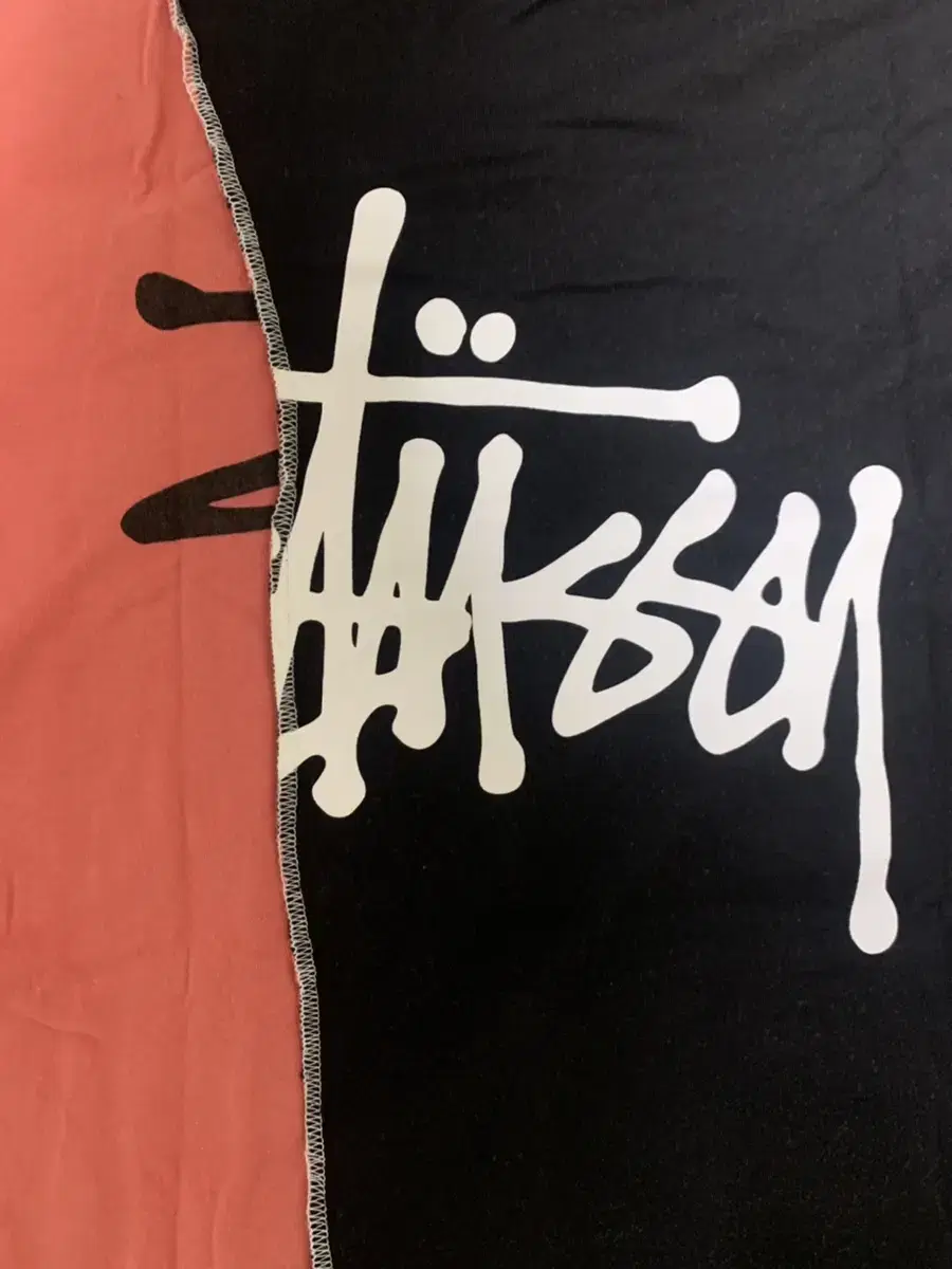 stussy 스투시 리메이크 반팔 티 / 검핑